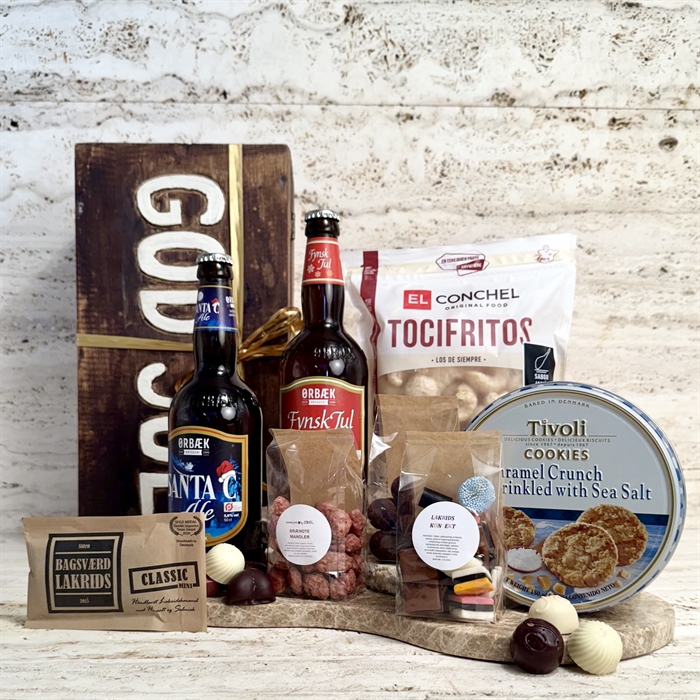Presentkorgar med öl och Glögg